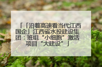 「沿着高速看当代江西国企」江西省水投建设集团：班组“小细胞”激活项目“大建设”