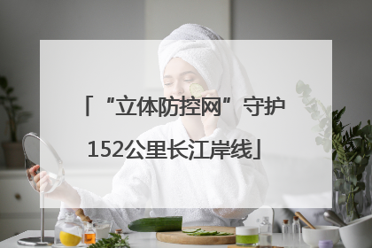 “立体防控网”守护152公里长江岸线