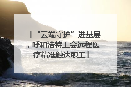 “云端守护”进基层，呼和浩特工会远程医疗精准触达职工