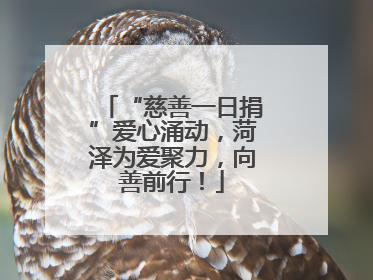 “慈善一日捐”爱心涌动，菏泽为爱聚力，向善前行！