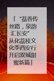 “荔香传丝路，泉韵汇长安” 从化荔枝文化季西安行开启双城甜蜜新篇