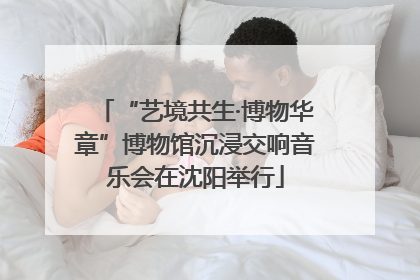 “艺境共生·博物华章”博物馆沉浸交响音乐会在沈阳举行