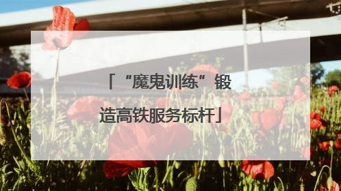 “魔鬼训练”锻造高铁服务标杆
