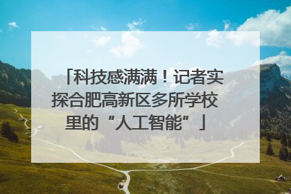 科技感满满！记者实探合肥高新区多所学校里的“人工智能”