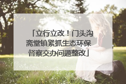 立行立改！门头沟斋堂镇紧抓生态环保督察交办问题整改