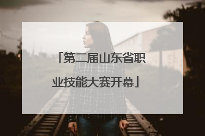 第二届山东省职业技能大赛开幕