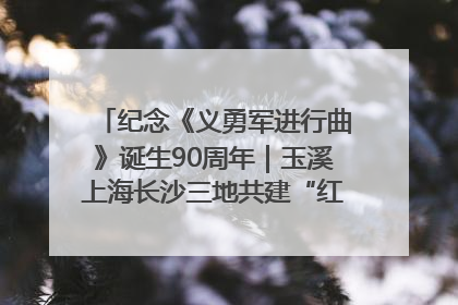 纪念《义勇军进行曲》诞生90周年｜玉溪上海长沙三地共建“红色思政教育共同体”