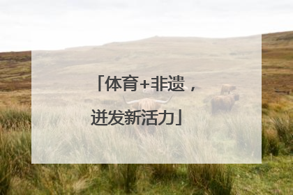 体育+非遗，迸发新活力