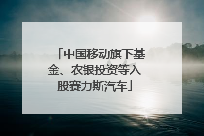 中国移动旗下基金、农银投资等入股赛力斯汽车