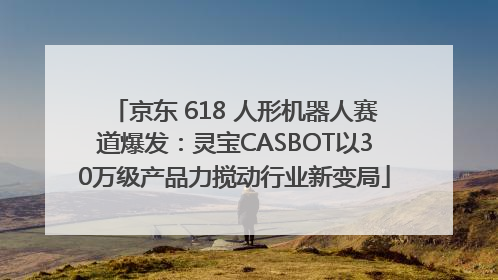 京东 618 人形机器人赛道爆发：灵宝CASBOT以30万级产品力搅动行业新变局