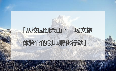 从校园到佘山：一场文旅体验官的创意孵化行动