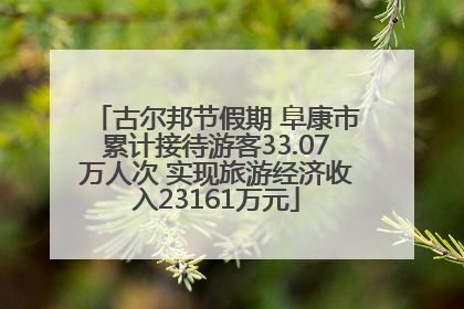 古尔邦节假期 阜康市累计接待游客33.07万人次 实现旅游经济收入23161万元