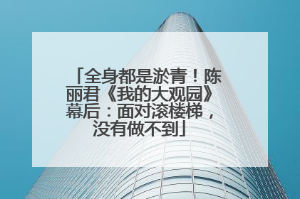 全身都是淤青！陈丽君《我的大观园》幕后：面对滚楼梯，没有做不到