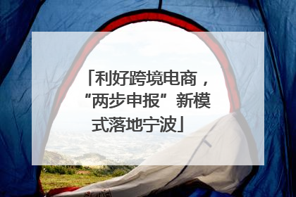 利好跨境电商，“两步申报”新模式落地宁波