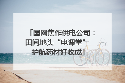 国网焦作供电公司：田间地头“电课堂” 护航药材好收成