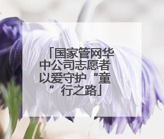 国家管网华中公司志愿者以爱守护“童”行之路