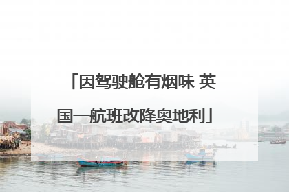 因驾驶舱有烟味 英国一航班改降奥地利