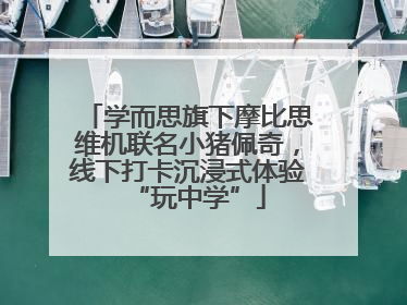 学而思旗下摩比思维机联名小猪佩奇，线下打卡沉浸式体验“玩中学”