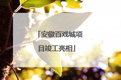 安徽百戏城项目竣工亮相
