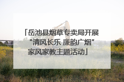岳池县烟草专卖局开展“清风长乐 廉韵广烟”家风家教主题活动
