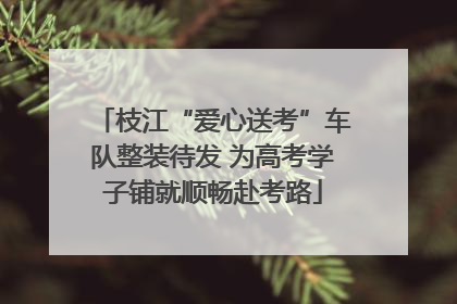 枝江“爱心送考”车队整装待发 为高考学子铺就顺畅赴考路