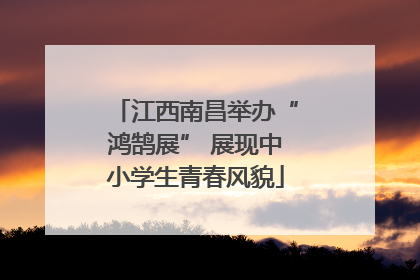 江西南昌举办“鸿鹄展” 展现中小学生青春风貌