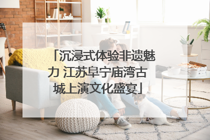 沉浸式体验非遗魅力 江苏阜宁庙湾古城上演文化盛宴