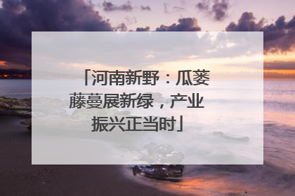 河南新野：瓜蒌藤蔓展新绿，产业振兴正当时