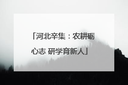 河北辛集：农耕砺心志 研学育新人