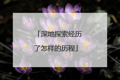 深地探索经历了怎样的历程