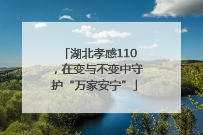 湖北孝感110，在变与不变中守护“万家安宁”