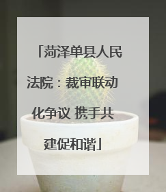 菏泽单县人民法院：裁审联动化争议 携手共建促和谐