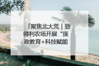 聚焦北大荒｜勤得利农场开展“廉政教育+科技赋能”主题党日活动