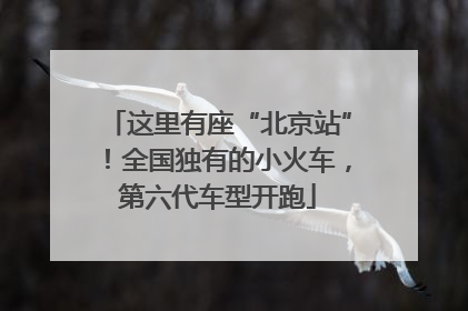 这里有座“北京站”！全国独有的小火车，第六代车型开跑