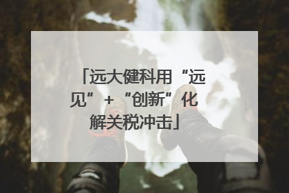 远大健科用“远见”+“创新”化解关税冲击
