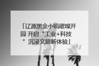 辽源黑金小镇璀璨开园 开启“工业+科技”沉浸文旅新体验