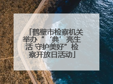 鹤壁市检察机关举办“‘典’亮生活 守护美好”检察开放日活动