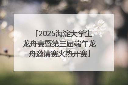2025海淀大学生龙舟赛暨第三届端午龙舟邀请赛火热开赛