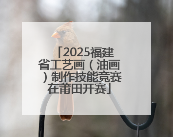 2025福建省工艺画（油画）制作技能竞赛在莆田开赛